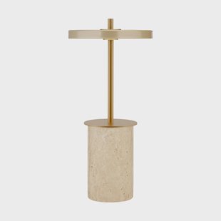Umage Asteria Move Mini tafellamp Ø12x25,5 cm Clay Travertine-brons