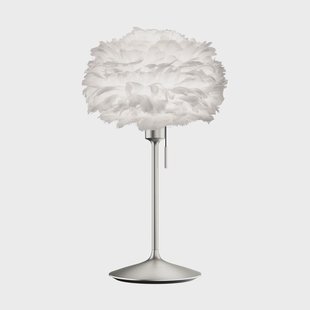 Umage Eos tafellamp mini Wit-Geborsteld staal