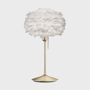 Umage Eos tafellamp mini Wit-Borsteld messing