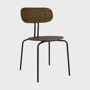 Umage Curious stoel Gerookt eiken-Black legs