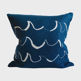 Fine Little Day Wave kussenhoes 48x48 cm Blue