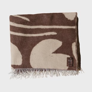 Fine Little Day Water lilies plaid 130x220 cm Brown