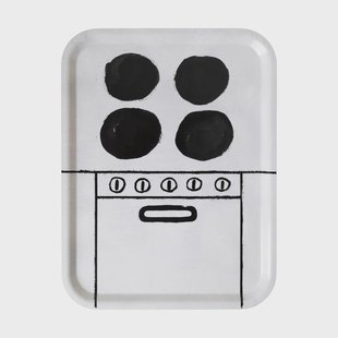 Fine Little Day Kookplaat schaal 33x43 cm Black-white