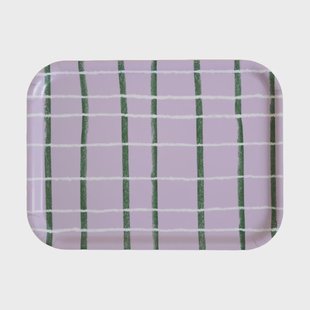 Fine Little Day Geruite dienblad 20x27 cm Mix