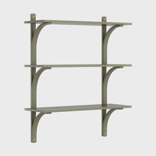 Swedese Levi plankrek 3 planken Mosgroen-aluminium, 90 cm