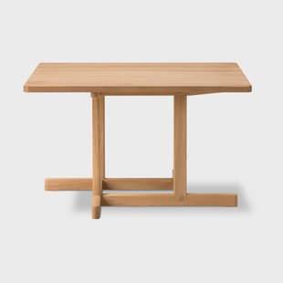 Fredericia Furniture BM80 Mogensen salontafel 90x90 cm Geoliede eik