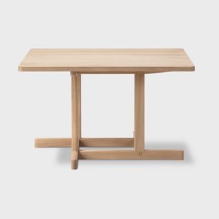 Fredericia Furniture BM80 Mogensen salontafel 90x90 cm Gezeepte eik