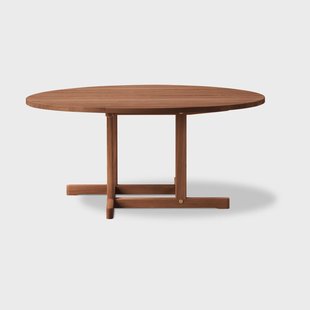 Fredericia Furniture BM80 Mogensen salontafel Ø120 cm Gerookte geoliede eik