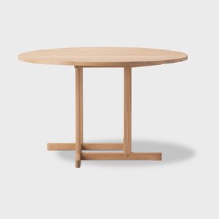 Fredericia Furniture BM80 Mogensen Shaker Table tafel Ø120 cm Lichtgeoliede eik