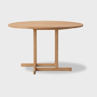 Fredericia Furniture BM80 Mogensen Shaker Table tafel Ø120 cm Geoliede eik
