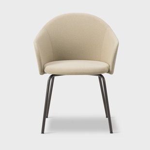 Fredericia Furniture Gomo Armchair fauteuil buizenvoet Mylla 221-flint