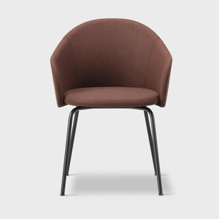 Fredericia Furniture Gomo Armchair fauteuil buizenvoet Blazer CUZ4D Dunalk-black