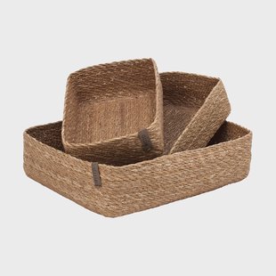 Dixie Emil opbergdoos 3 delig Natural