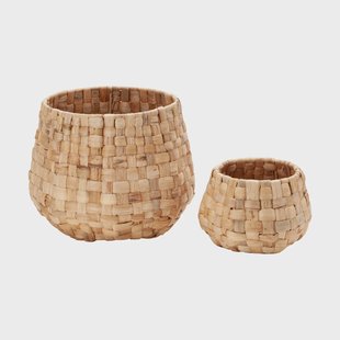 Dixie Lily buitenpot panama 2 delen Natural