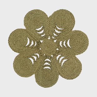 Dixie Elin placemat anemone Ø40 cm Avocado