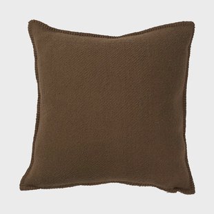 Klippan Yllefabrik Bouclé kussensloop 45x45 cm Mocha mousse