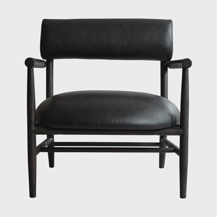 101 Copenhagen Nama lounge chair Aniline leather zwart