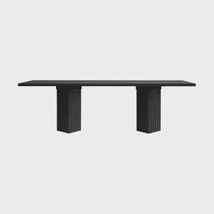 101 Copenhagen Arc eettafel 95x250 cm Coffee black eikenhout