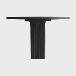 101 Copenhagen Arc eettafel Ø120 cm Coffee black eiken
