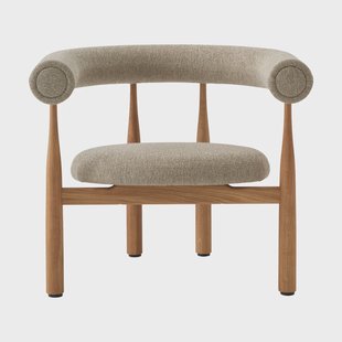 New Works Bukowski Lounge Chair Oak, Moss 17