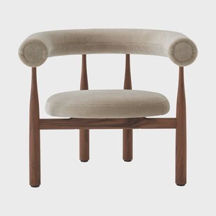 New Works Bukowski Lounge Chair Walnut, Rest 23