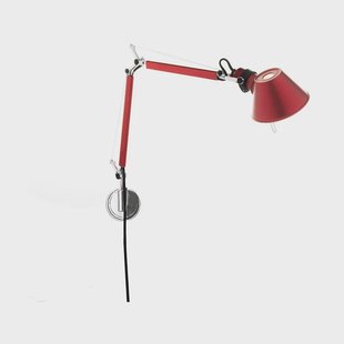 Artemide Tolomeo Micro wandlamp - Anodized red
