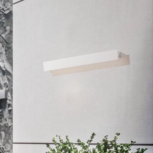 Nova Luce Path - buiten wandverlichting - 4,7 x 50 x 6 cm - 11W LED incl. - IP65 - zandwit