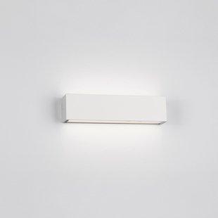 Nova Luce Allure - buiten wandverlichting - 26 x 6,5 x 5,1 cm - 22W LED incl. - IP65 - zandwit