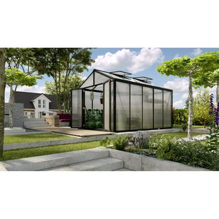 Vitavia Tuinkas Zeus Comfort 10000 - Polycarbonaat 16mm - Zwart - 258x391x250cm