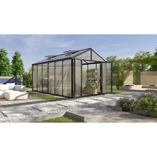 Vitavia Tuinkas Zeus Comfort 11900 - Polycarbonaat 10mm - Zwart - 258x465x250cm