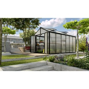 Vitavia Tuinkas Zeus Comfort 11900 - Polycarbonaat 16mm - Zwart - 258x465x250cm