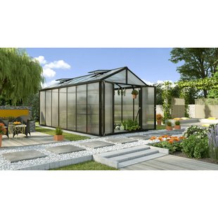 Vitavia Tuinkas Zeus Comfort 13800 - Polycarbonaat 10mm - Zwart - 258x540x250cm