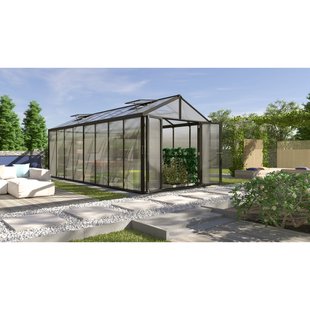 Vitavia Tuinkas Zeus Comfort 15700 - Polycarbonaat 10mm - Zwart - 258x614x250cm