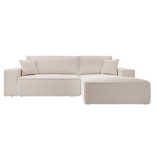 NADUVI Collection Hoekbank met slaapfunctie Galine New rechts bouclé