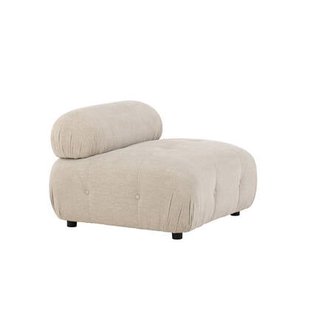 Fjôrd - Bank Module Midden - Beige - 95x95x70cm - Mika