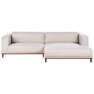 Beliani - VENG - Hoekbank - Lichtbeige - Linkszijdig - Polyester