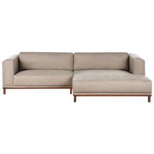 Beliani - VENG - Hoekbank - Taupe - Linkszijdig - Polyester