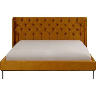 Bed Audrey fluweel oker Kare Design