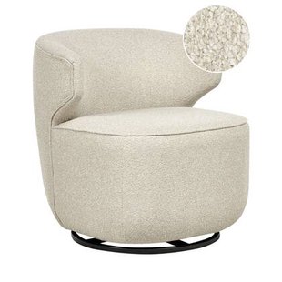 Beliani - MOLLEBY - Fauteuil - Lichtbeige - Bouclé