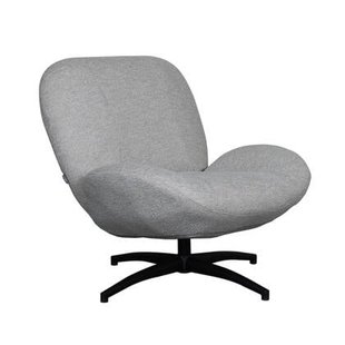 LABEL51 - Fauteuil Clayton - Naturel Canyon - Zwart Metaal