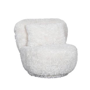 LABEL51 - Draaifauteuil Doodle - Creme Fluffy