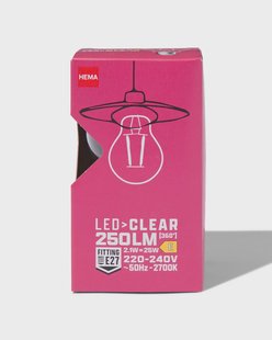 HEMA Ledlamp peervorm 2.1W 2700K wit