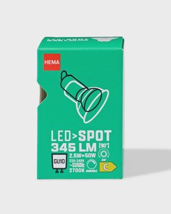 HEMA Led spot clear GU10 4.7W 345lm dim