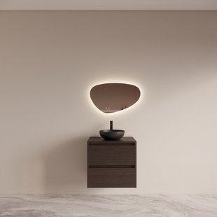 Badmeubelset BWS Riga Met Topplaat 60 cm Bruin Eiken