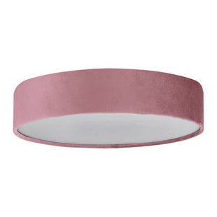 Searchlight Drum Plafondlamp 3-lichts - Pink Velvet