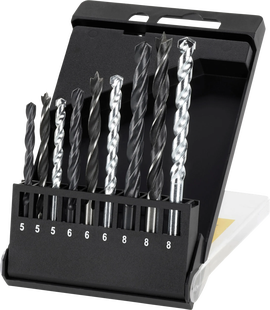 Irwin 9-delige Metaal-, Steen- en Houtboren Set