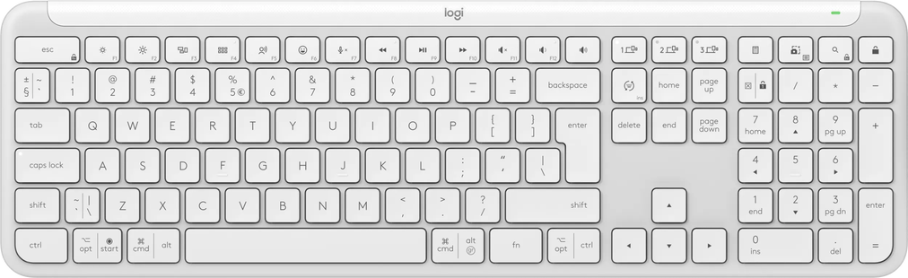 Logitech Signature Slim K950 Draadloos Toetsenbord Qwerty Wit