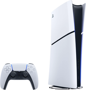PlayStation 5 Slim Digital Edition + Extra Controller Wit