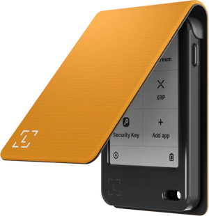 Ledger Nano Gen 5 Magnet Folio - Bitcoin Orange