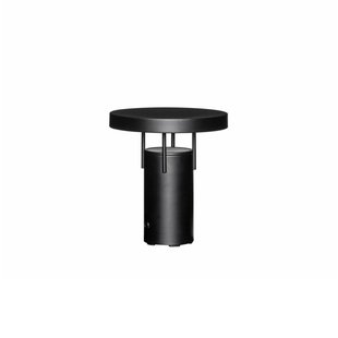 HÜBSCH LED tafellamp BringMe Mini, matzwart, 20 cm